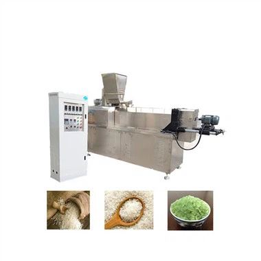 Riz artificiel faisant la machine
