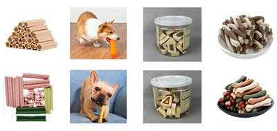 Friandises à mâcher pour chien faisant la machine