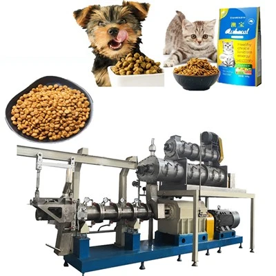 Usine de fabrication d'aliments pour chiens de compagnie
